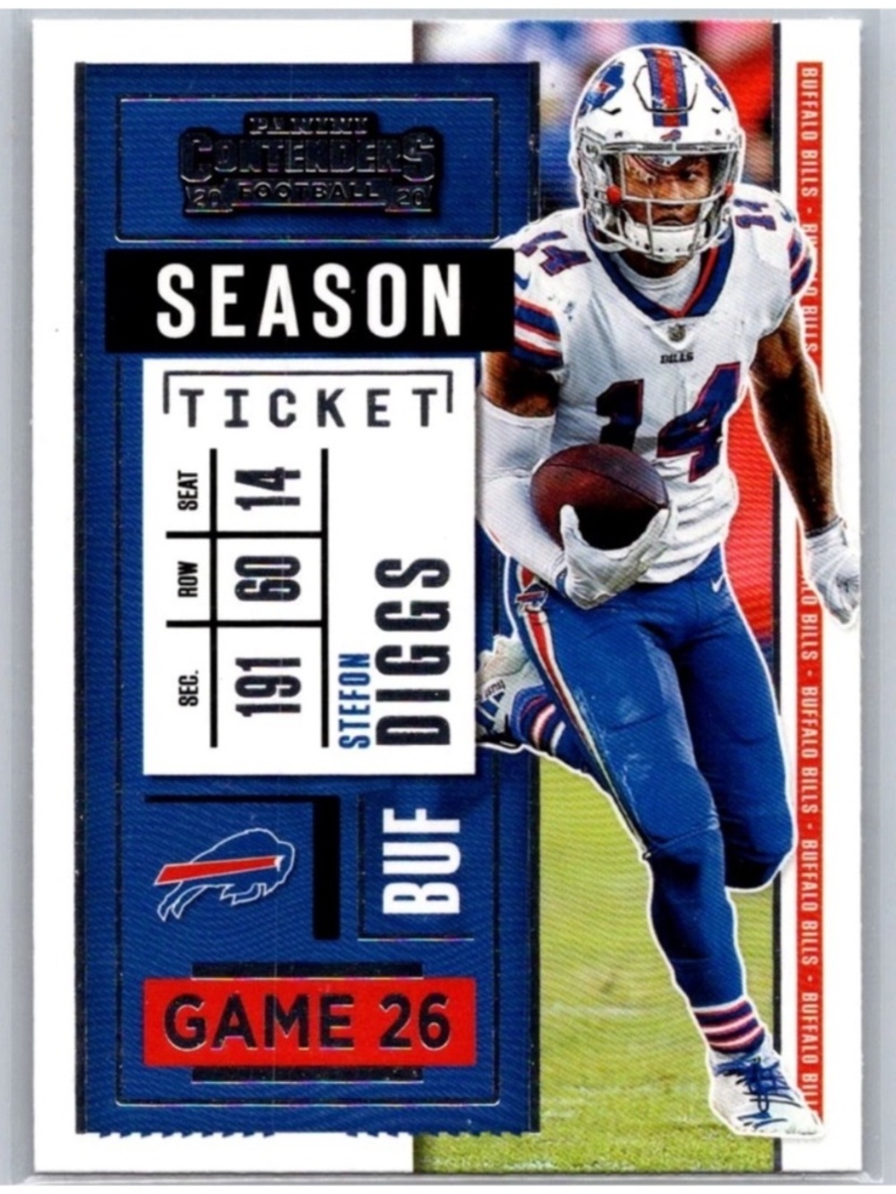 Stefan Diggs 2020’Panini Buffalo Bills NFL Football Card